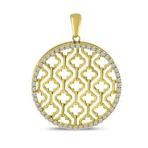 Diamond Clover Pendant