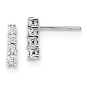 Diamond Line Earrings
