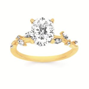 Nature Inspired Engagement Ring Mounting