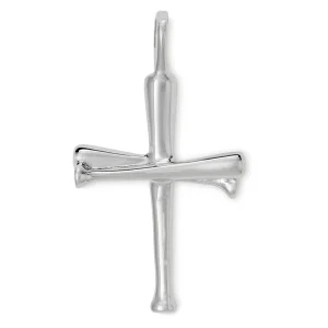 Baseball Bat Cross Pendant