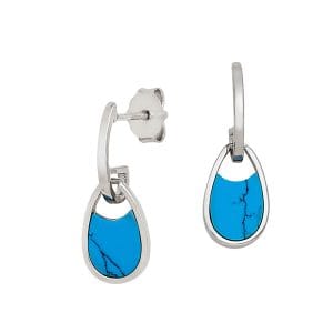 Turquoise and Silver Earrings