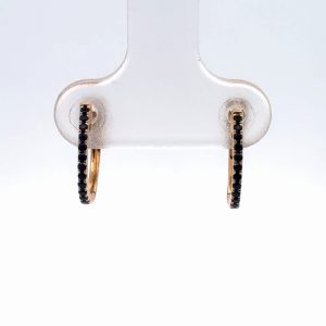 Sapphire Hoop Earrings