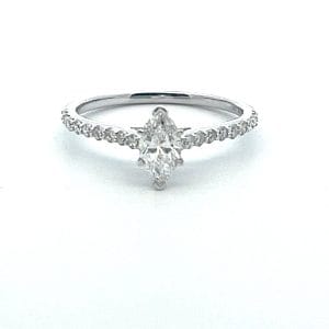 Marquise Diamond Engagement Ring