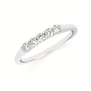 5 Stone Anniversary Ring