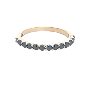 Black Diamond Anniversary Ring