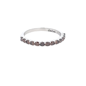 Champagne Diamond Anniversary Ring