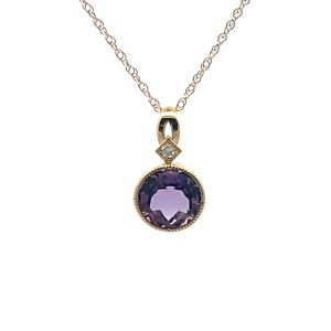 Fancy Amethyst Necklace