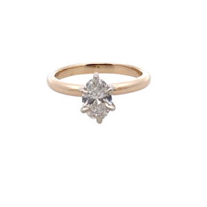 1ct Solitaire Lab Grown Diamond Engagement Ring