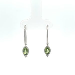 Dangle Peridot Earrings