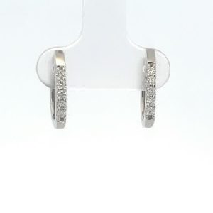 Diamond Hoop Earrings