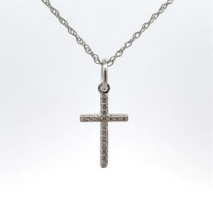Petite Diamond Cross