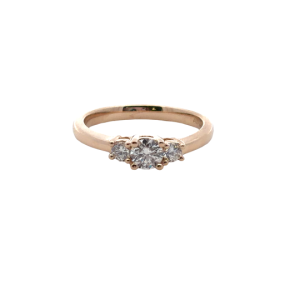 3 Stone Diamond Engagement Ring