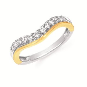 Diamond and Gold Band