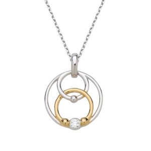 Silver Triple Loop Pendant
