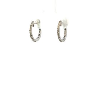White Gold Diamond Earrings