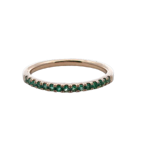Emerald Stackable Ring