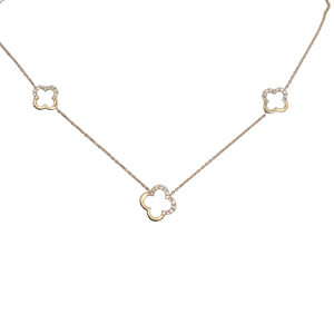 Clover Station Necklace