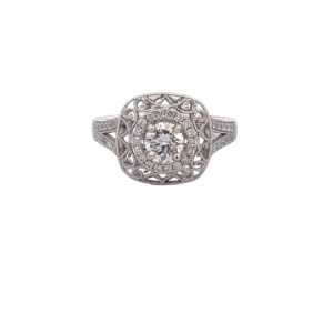 Vintage Inspired Lab Grown Diamond Ring